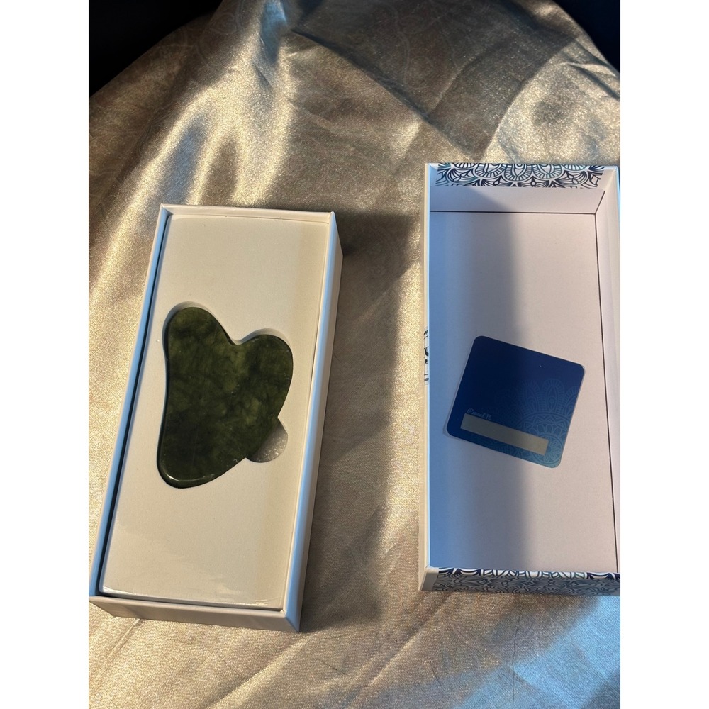 RoselynBoutique Natural Jade Gua Sha Facial Tool for Wellness and Beauty New